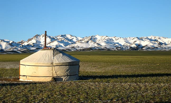 A yurt house