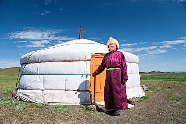 a mongolian yurt