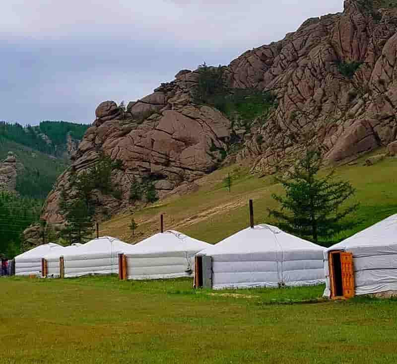 what is yurt camping