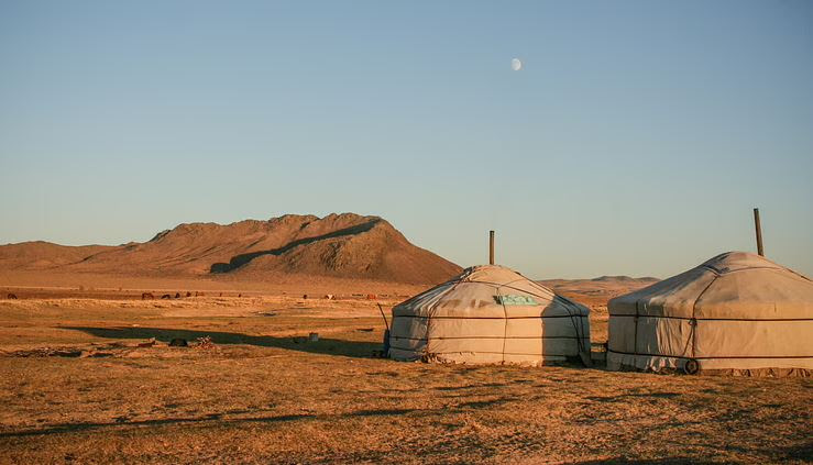 Where did Yurts Originate